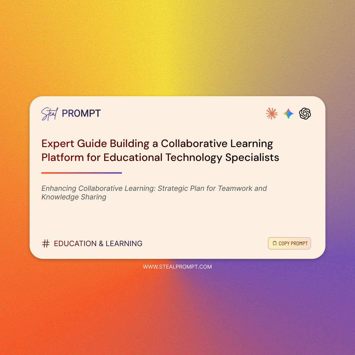 Build a collaborative learning platform for student engagement ...