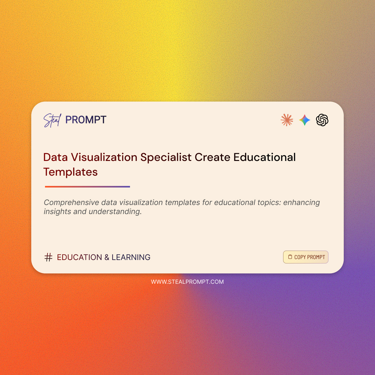 Template Data Visualization Json Create effective data visualization templates for education | ChatGPT ...